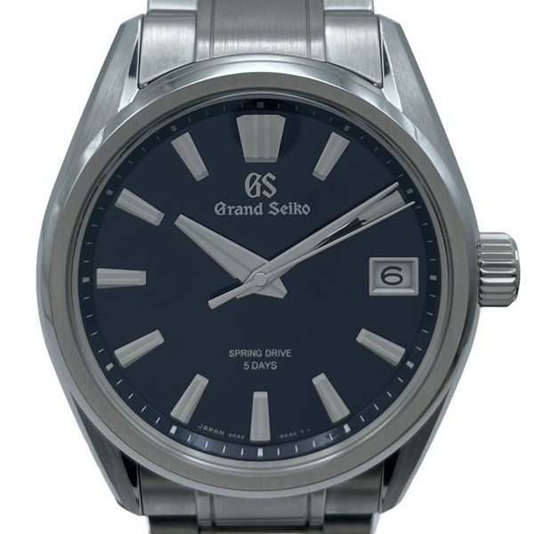 グランドセイコー Grand Seiko エボリューション9 コレクション スプリングドライブ SLGA021 ネイビー SS メンズ 腕時計