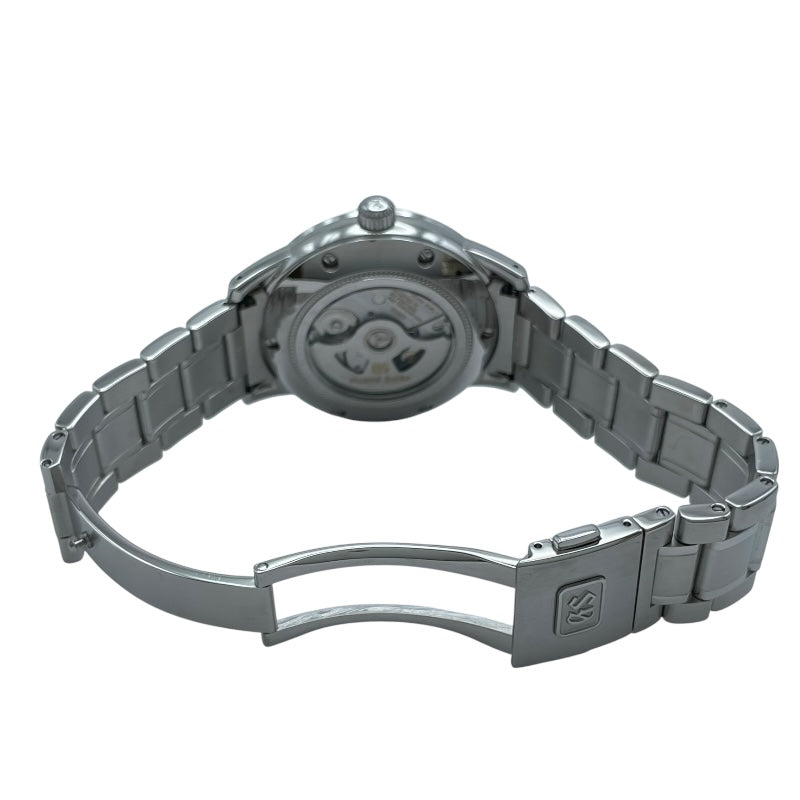 グランドセイコー Grand Seiko エレガンスコレクション メカニカル ハイビート 36000 GMT SBGJ249 ブルー SS メンズ 腕時計