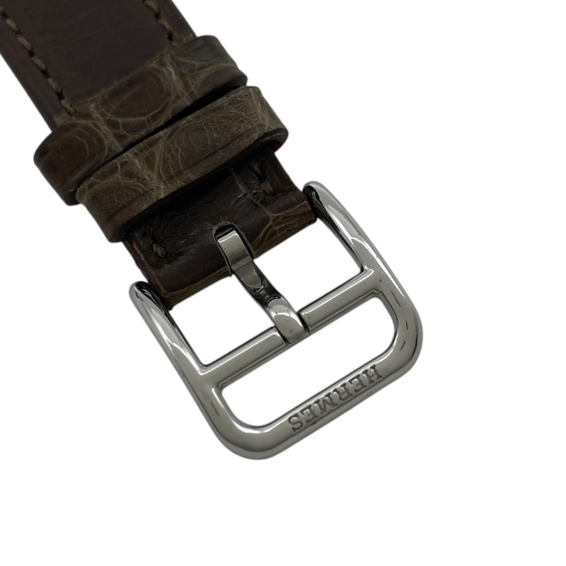 エルメス HERMES Hウォッチ ホワイトシェル HH1.235 ホワイトシェル SS クオーツ レディース 腕時計
