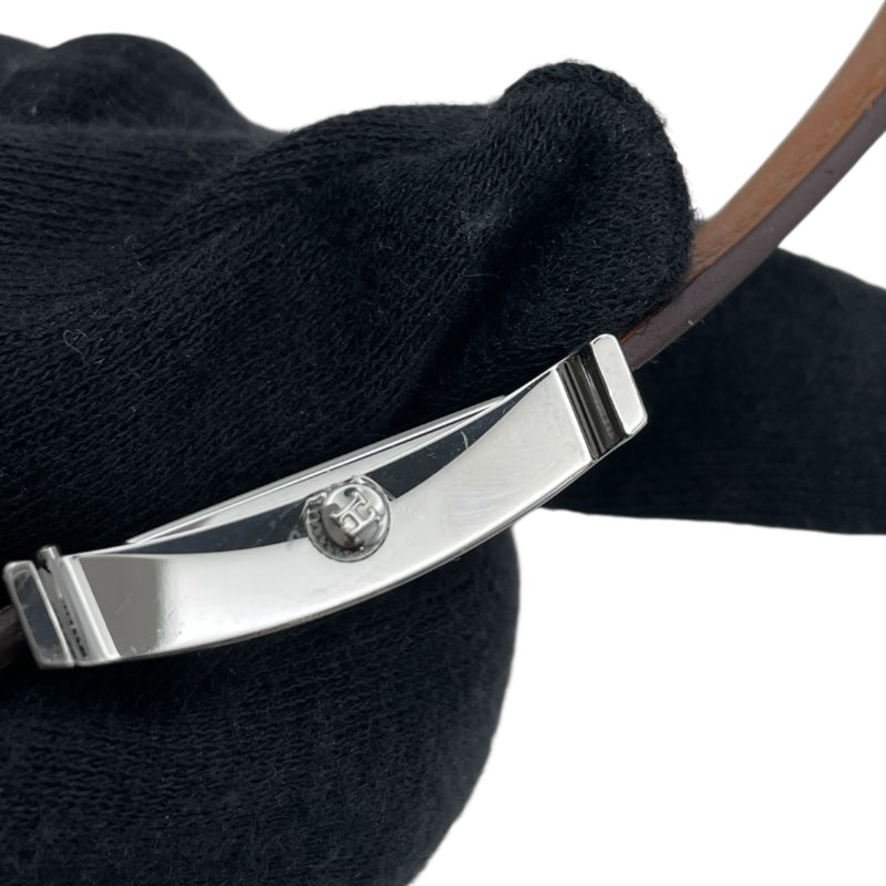 エルメス HERMES Hウォッチ ホワイトシェル HH1.235 ホワイトシェル SS クオーツ レディース 腕時計