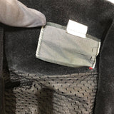 グッチ GUCCI ロゴ刺繍ベロアトラックジャケット 595533 ブラック ベロア メンズ パーカー