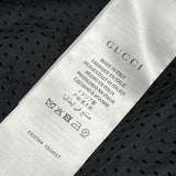 グッチ GUCCI ロゴ刺繍ベロアトラックジャケット 595533 ブラック ベロア メンズ パーカー