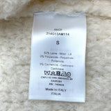 クリスチャン・ディオール Christian Dior ニットボアジャケット 214G13AM114 アイボリー ウール レディース その他アウター