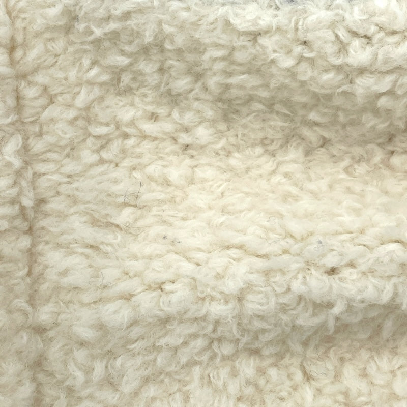 クリスチャン・ディオール Christian Dior ニットボアジャケット 214G13AM114 アイボリー ウール レディース その他アウター