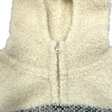 クリスチャン・ディオール Christian Dior ニットボアジャケット 214G13AM114 アイボリー ウール レディース その他アウター