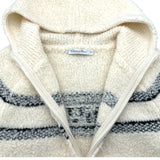 クリスチャン・ディオール Christian Dior ニットボアジャケット 214G13AM114 アイボリー ウール レディース その他アウター