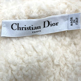 クリスチャン・ディオール Christian Dior ニットボアジャケット 214G13AM114 アイボリー ウール レディース その他アウター