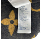 ルイ・ヴィトン LOUIS VUITTON ジャイアントモノグラムフーデットコート FHC028 ブラック ウール レディース トレンチコート