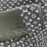 ルイ・ヴィトン LOUIS VUITTON ジャイアントモノグラムフーデットコート FHC028 ブラック ウール レディース トレンチコート