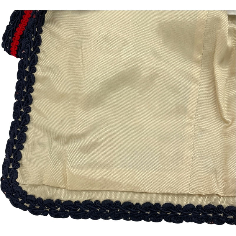 グッチ GUCCI GG総柄ノーカラーツイードジャケット 610060 マルチカラー ウール レディース ノーカラージャケット