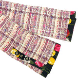 ドルチェ＆ガッバーナ Dolce & Gabbana ノーカラーツイードジャケット F2087T マルチカラー コットン レディース ノーカラージャケット