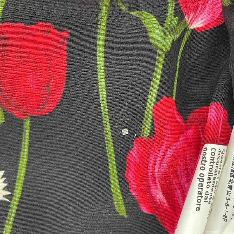 ドルチェ＆ガッバーナ Dolce & Gabbana ノーカラーツイードジャケット F2087T マルチカラー コットン レディース ノーカラージャケット