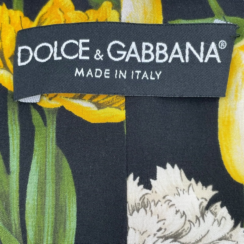 ドルチェ＆ガッバーナ Dolce & Gabbana ノーカラーツイードジャケット F2087T マルチカラー コットン レディース ノーカラージャケット
