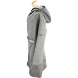 ルイ・ヴィトン LOUIS VUITTON ジャイアントモノグラムフーテッドコート FLC016 グレー ウール レディース その他アウター