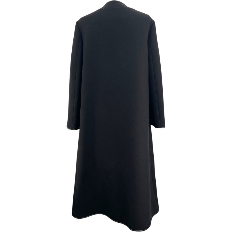 グッチ GUCCI ホースビット金具ノーカラーコート 594821 ブラック ウール レディース ノーカラージャケット