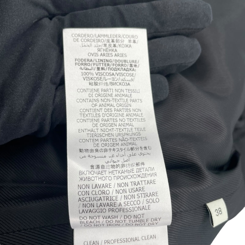 グッチ GUCCI ホースビット金具ノーカラーコート 594821 ブラック ウール レディース ノーカラージャケット