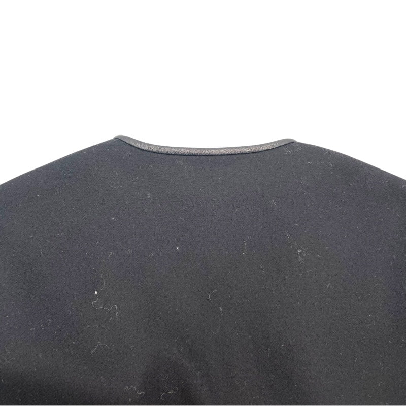 グッチ GUCCI ホースビット金具ノーカラーコート 594821 ブラック ウール レディース ノーカラージャケット