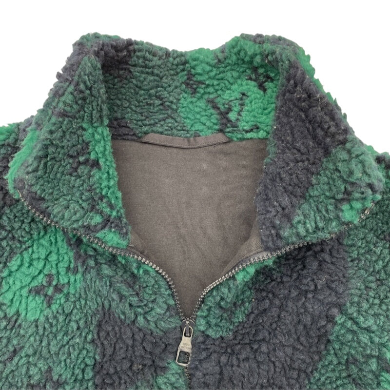 ルイ・ヴィトン LOUIS VUITTON モノグラム総柄フリースジャケット HOY15W グリーン ポリエステル メンズ その他アウター