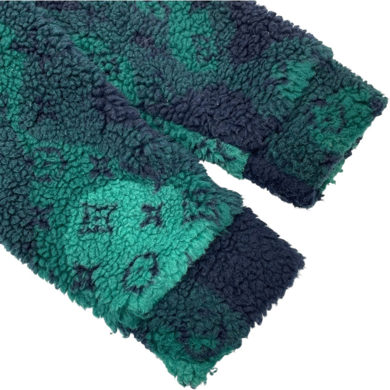 ルイ・ヴィトン LOUIS VUITTON モノグラム総柄フリースジャケット HOY15W グリーン ポリエステル メンズ その他アウター