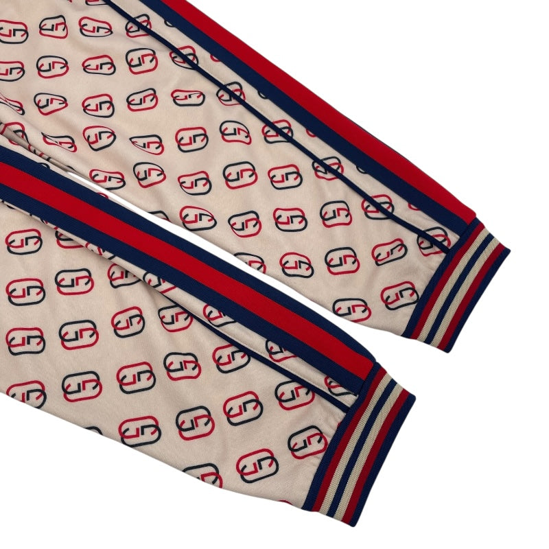 グッチ GUCCI GG総柄トラックジャケット 575737 ホワイト ポリエステル メンズ ナイロンジャケット