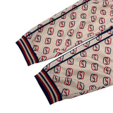 グッチ GUCCI GG総柄トラックジャケット 575737 ホワイト ポリエステル メンズ ナイロンジャケット