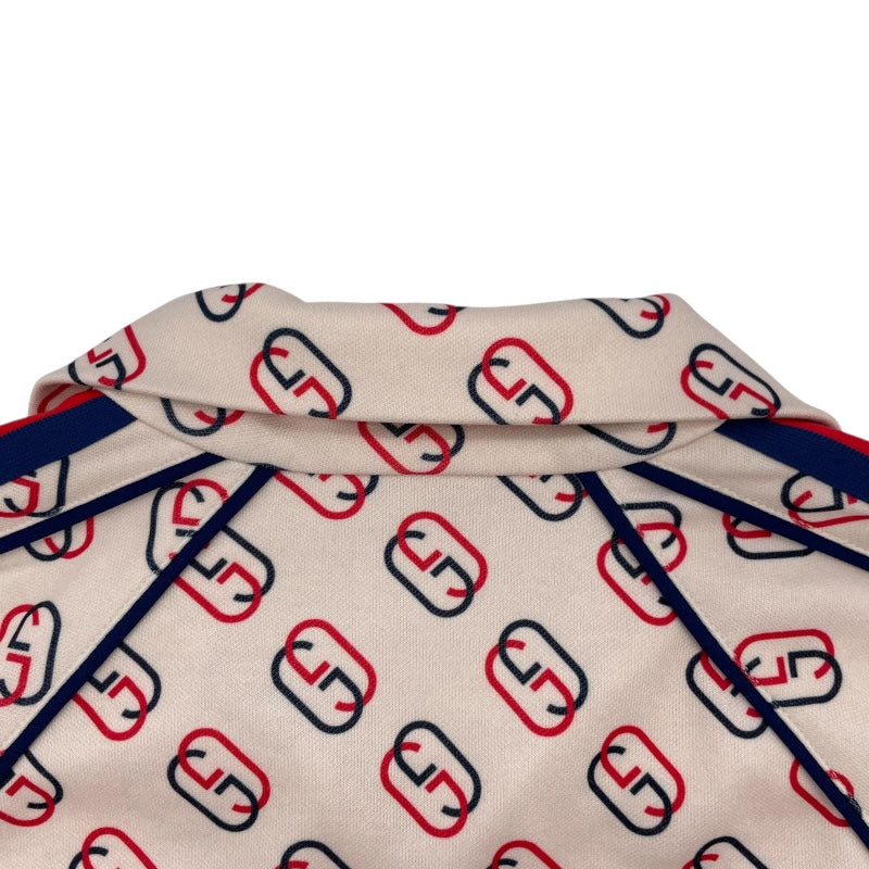 グッチ GUCCI GG総柄トラックジャケット 575737 ホワイト ポリエステル メンズ ナイロンジャケット