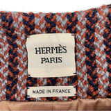 エルメス HERMES ツイードウールコート ブラウン ウール レディース その他アウター
