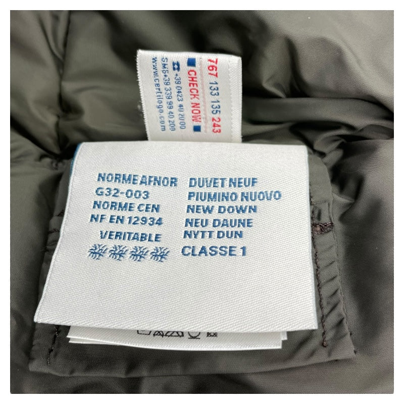 モンクレール MONCLER MER ダウンジャケット 46322 ブラウン ナイロン レディース ダウンジャケット