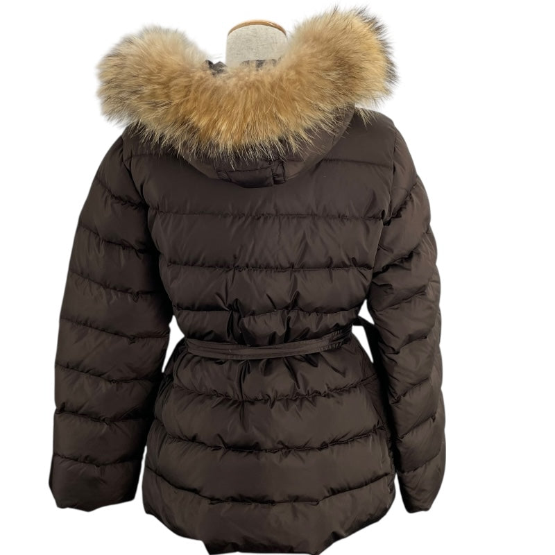 モンクレール MONCLER MER ダウンジャケット 46322 ブラウン ナイロン レディース ダウンジャケット