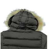 モンクレール MONCLER MER ダウンジャケット 46322 ブラウン ナイロン レディース ダウンジャケット