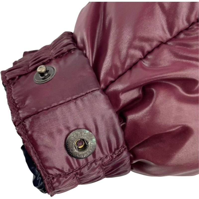 モンクレール MONCLER ロゴワッペンダウンジャケット 072/091.41310-50 68950 ボルドー ナイロン メンズ ダウンジャケット