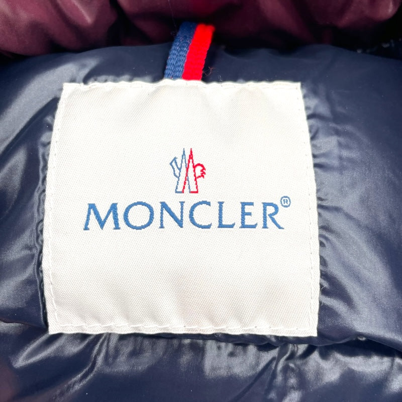 モンクレール MONCLER ロゴワッペンダウンジャケット 072/091.41310-50 68950 ボルドー ナイロン メンズ ダウンジャケット