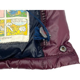 モンクレール MONCLER ロゴワッペンダウンジャケット 072/091.41310-50 68950 ボルドー ナイロン メンズ ダウンジャケット
