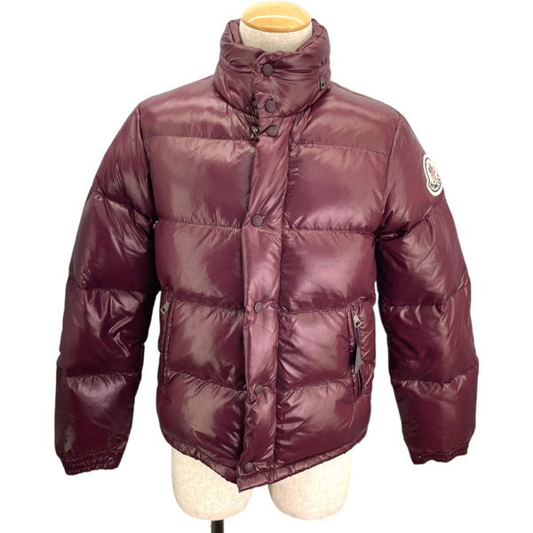 モンクレール MONCLER ロゴワッペンダウンジャケット 072/091.41310-50 68950 ボルドー ナイロン メンズ ダウンジャケット
