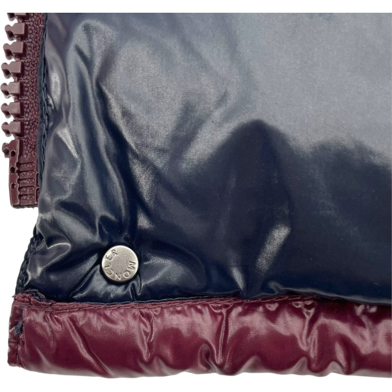 モンクレール MONCLER ロゴワッペンダウンジャケット 072/091.41310-50 68950 ボルドー ナイロン メンズ ダウンジャケット