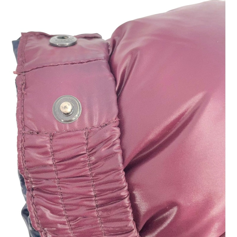 モンクレール MONCLER ロゴワッペンダウンジャケット 072/091.41310-50 68950 ボルドー ナイロン メンズ ダウンジャケット