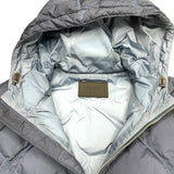 プラダ PRADA トライアングルロゴ ダウンジャケット SGN460 ブルー ナイロン レディース ダウンジャケット