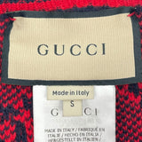 グッチ GUCCI GG総柄ニットスカート 713301 ネイビー ウール レディース スカート