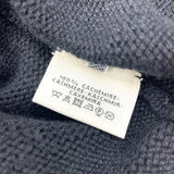 エルメス HERMES カシミヤニットセーター ブラック/ホワイト/ブルー カシミヤ レディース ニット