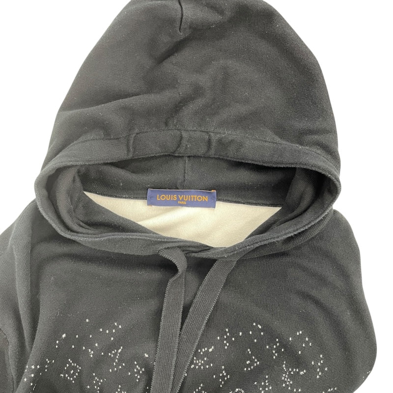 ルイ・ヴィトン LOUIS VUITTON モノグラムグラディエントニットパーカー22AW HNN45W ブラック コットン メンズ パーカー