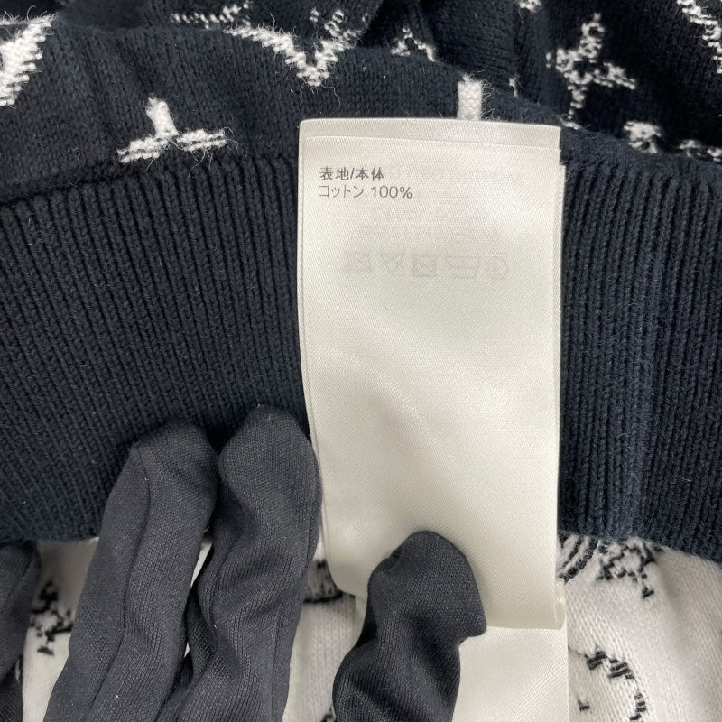 ルイ・ヴィトン LOUIS VUITTON モノグラムグラディエントニットパーカー22AW HNN45W ブラック コットン メンズ パーカー