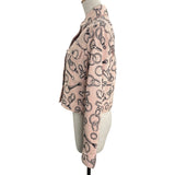 エルメス HERMES 総柄デニムジャケット 4H0253DD ピンク デニム レディース デニムジャケット