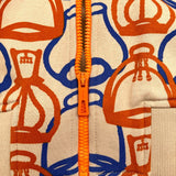 エルメス HERMES 総柄コットンブルゾン 3E4201D1 ベージュ コットン レディース ブルゾン