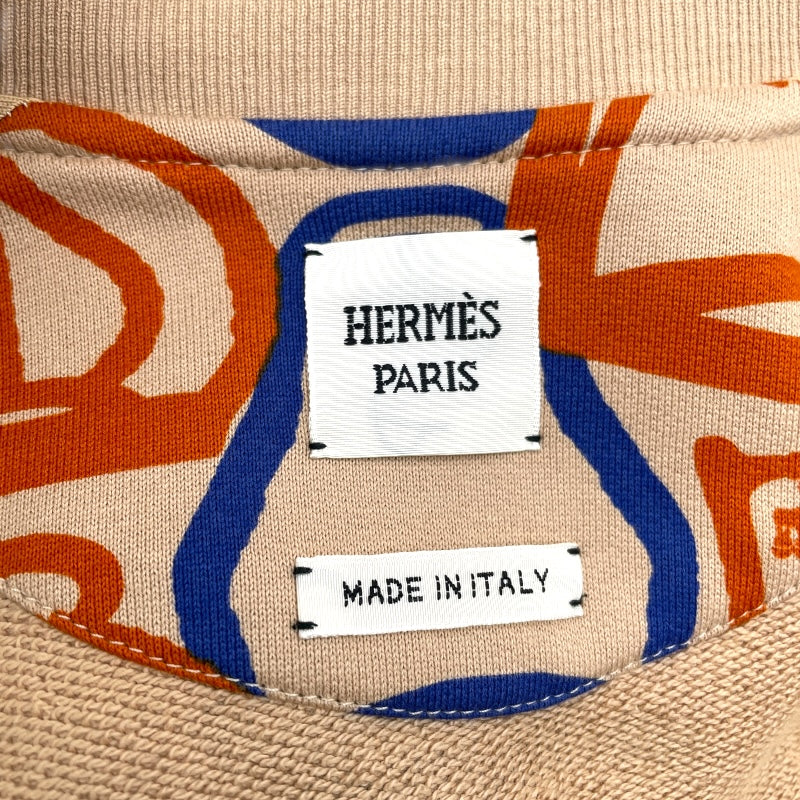 エルメス HERMES 総柄コットンブルゾン 3E4201D1 ベージュ コットン レディース ブルゾン