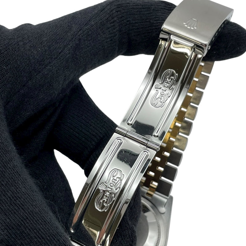 ロレックス ROLEX デイトジャスト 16233 ホワイト K18/SS メンズ 腕時計