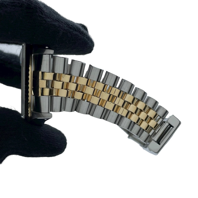 ロレックス ROLEX デイトジャスト 16233 ホワイト K18/SS メンズ 腕時計