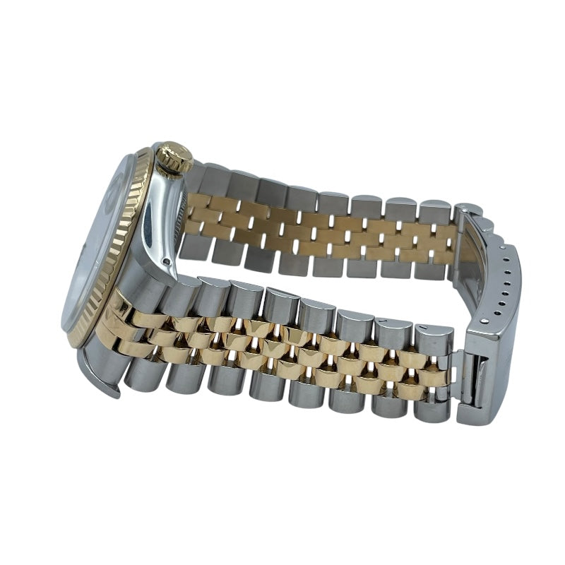 ロレックス ROLEX デイトジャスト 16233 ホワイト K18/SS メンズ 腕時計