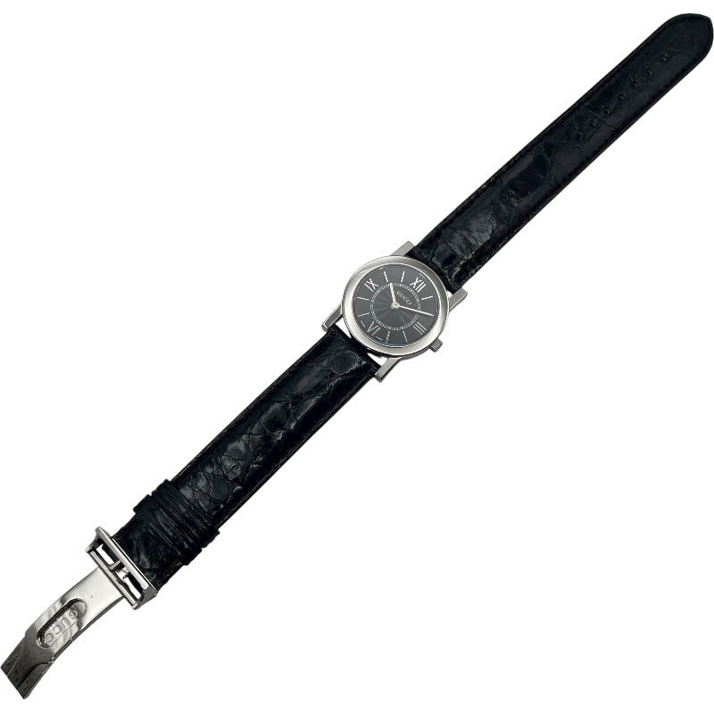 グッチ GUCCI ラウンドフェイス 5200L.1 ブラック SS レディース 腕時計