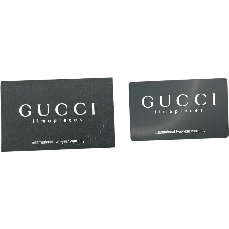 グッチ GUCCI チェンジ ベゼル 11/122L レッド SS レディース 腕時計