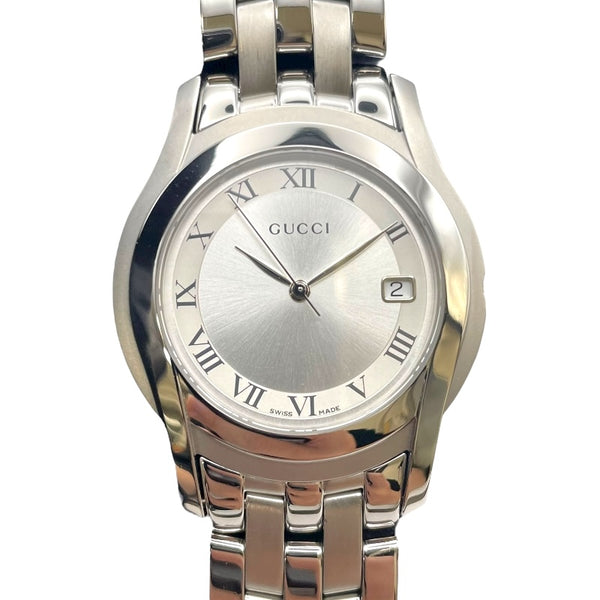 グッチ GUCCI メンズウォッチ 5500M シルバー SS メンズ 腕時計